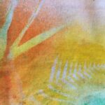 Textildruckworkshop für Erwachense in der Pausa