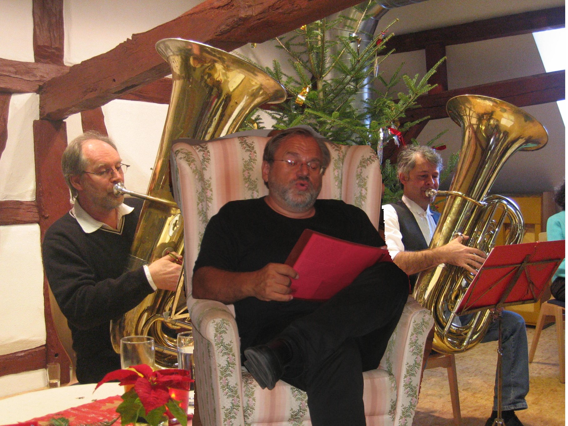 Weihnachtskabarett mit Werner Schärdel und Tuba Libre