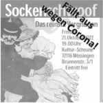 Sockenschwoof - muss aus Corona-Gründen leider ausfallen!