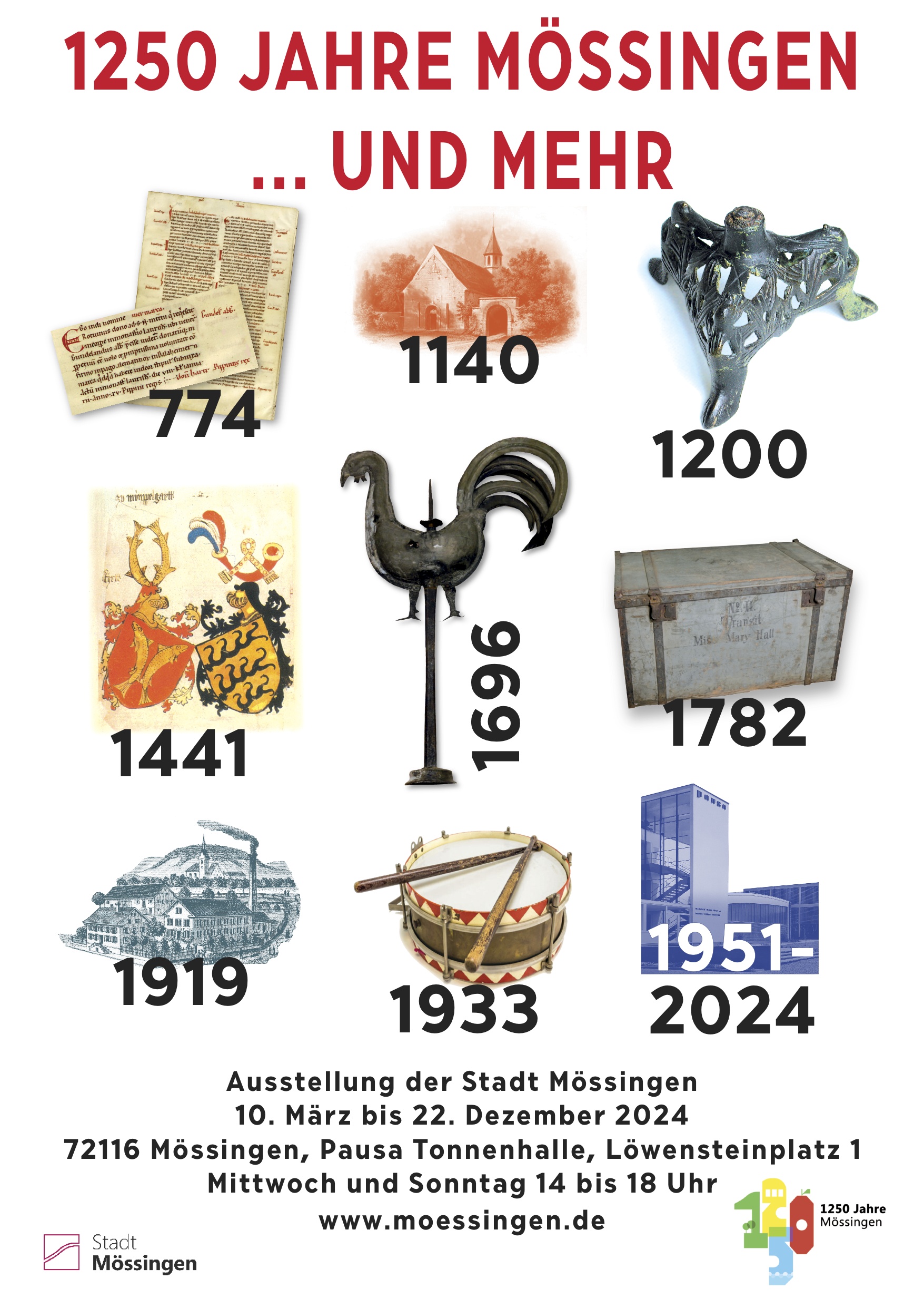 14.08.2024: Führung durch die Ausstellung "1250 Jahre Mössingen ... und mehr"