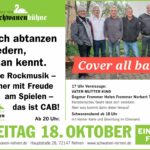 Schwanenabend mit "COVER ALL BASES" Rockmusik zum Abtanzen