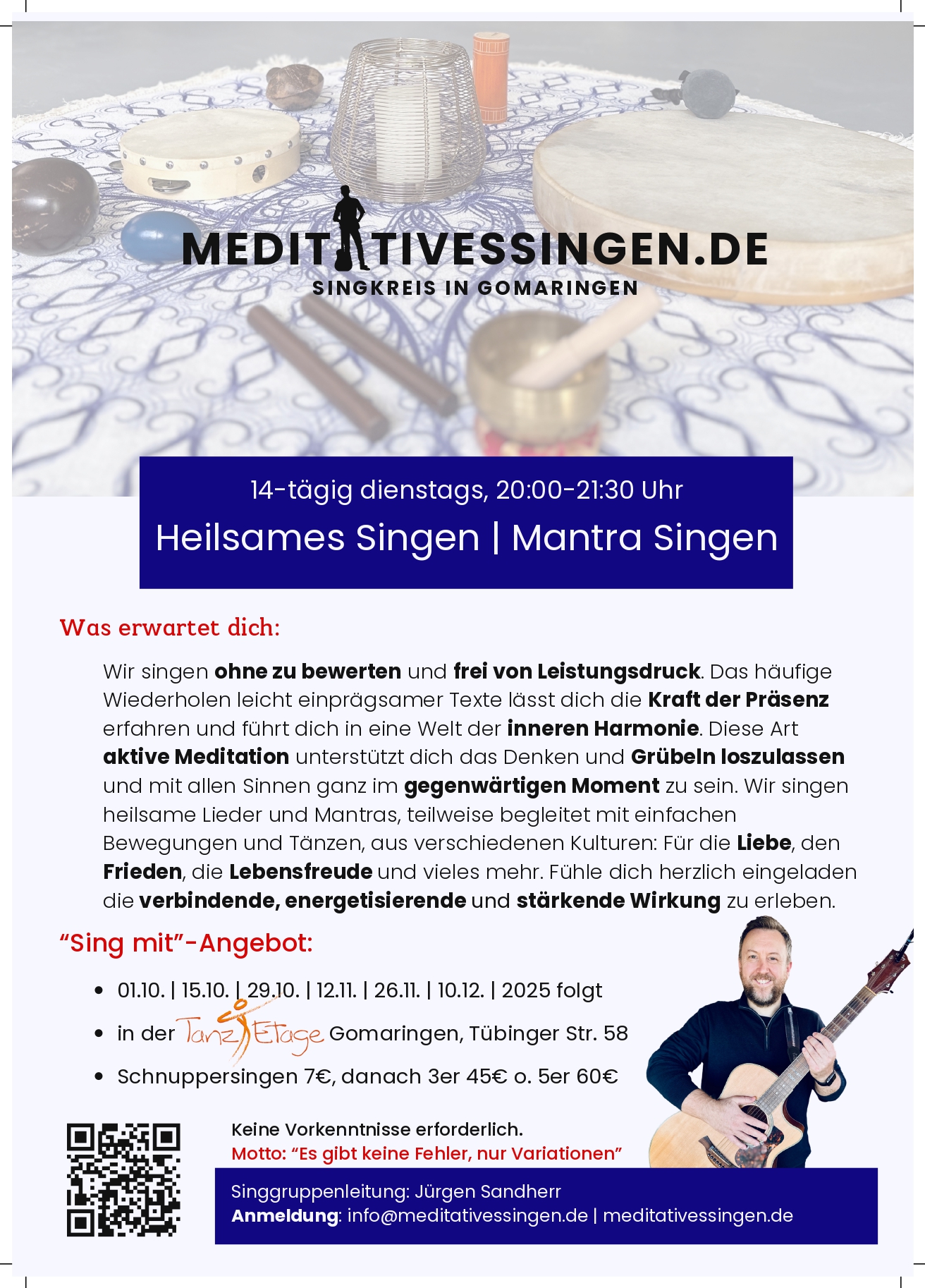 Meditatives Singen.de   - Singkreis in Gomaringen - Heilsames Singen - Mantra Singen