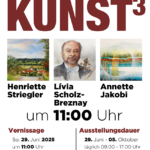 29.06.2025 - 11 Uhr - Vernissage Kunst³ -  Bad Sebastiansweiler GmbH in Mössingen