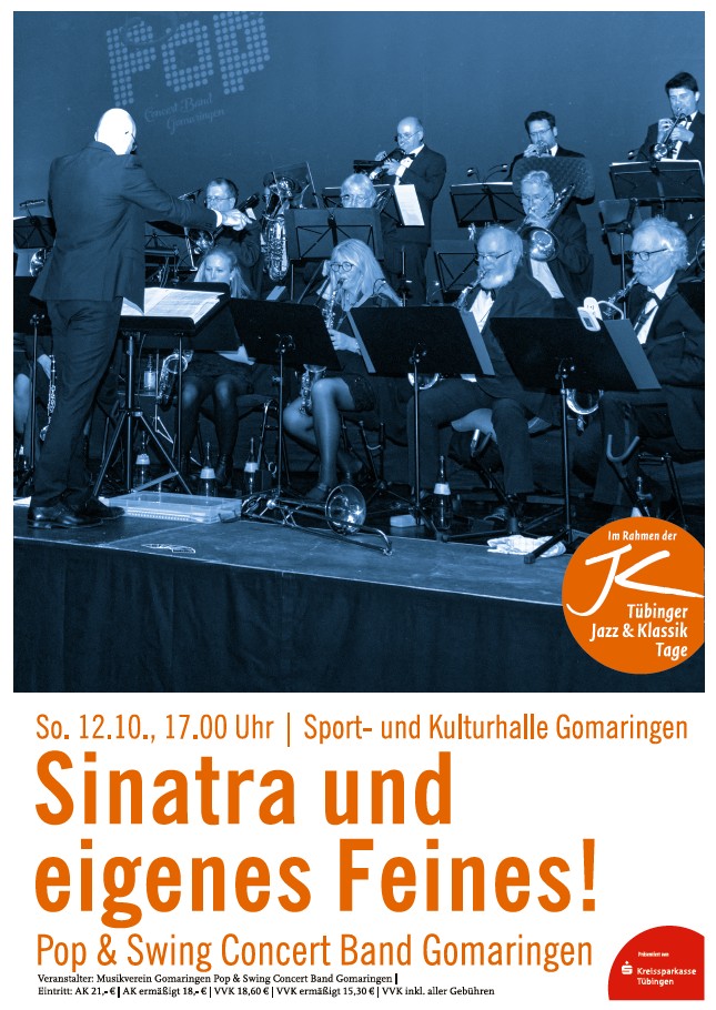 Konzert \\\"Sinatra und eigenes Feines!\\\" im Rahmen der Jazz und Klassik Tage Tübingen