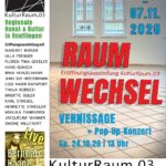Ausstellung RAUMWECHSEL KulturRaum.03 - Reutlingen